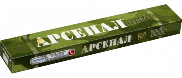 Электроды сварочные Арсенал МР-3, ф 3 мм (уп-2,5 кг) купить с доставкой в Мытищах